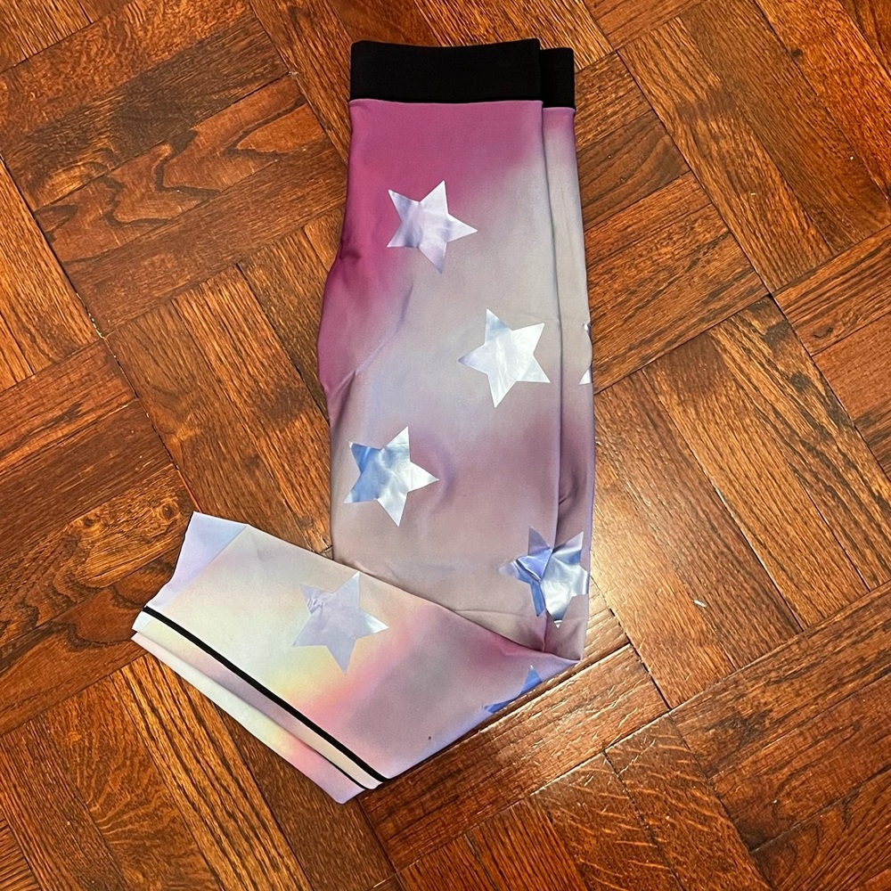 Ultracor Gradient Iridescent star leggings size L